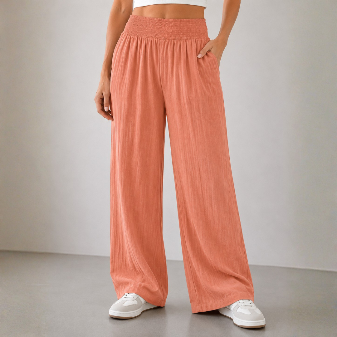 Pantalón Viviana Palazzo Pretina Elasticada Viena