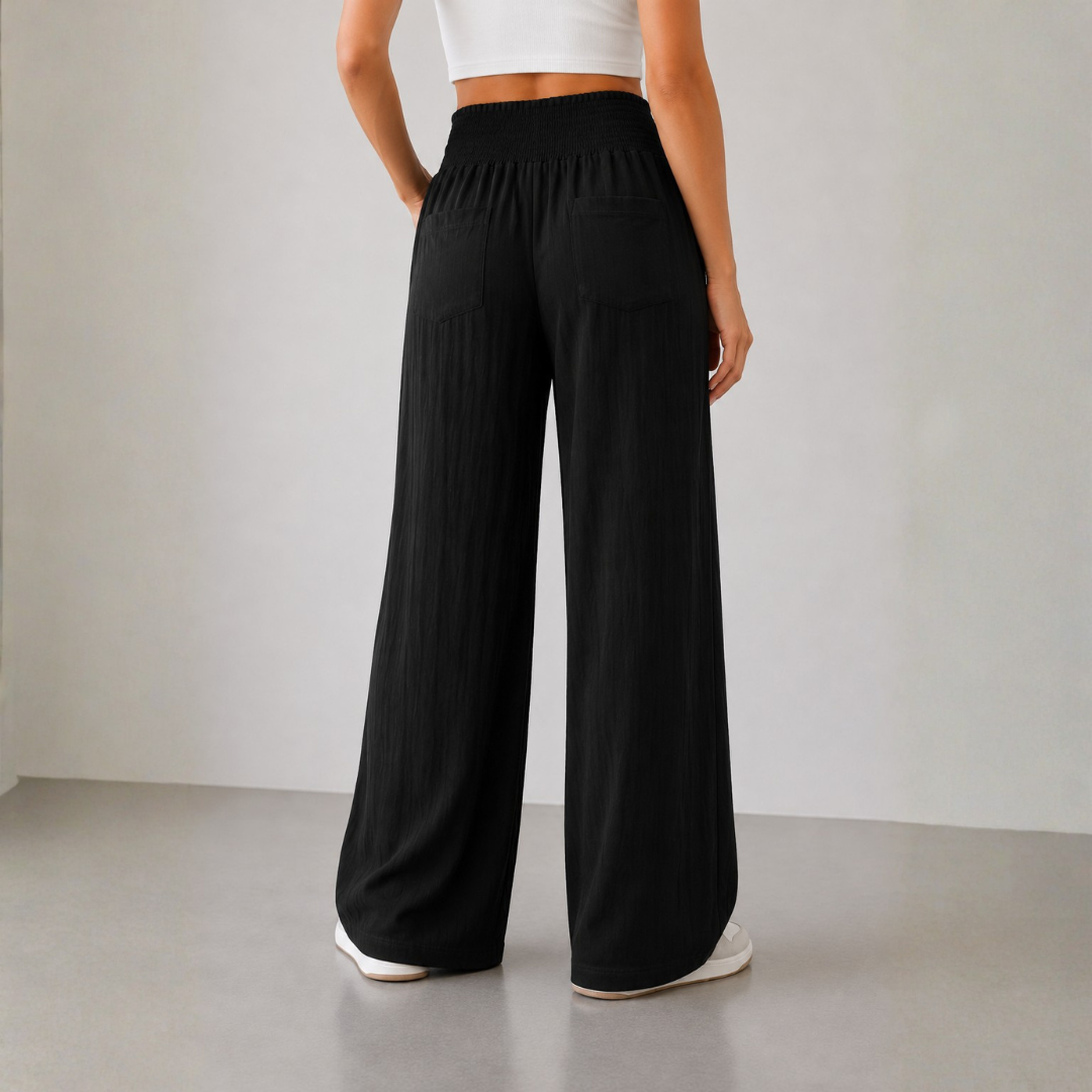 Pantalón Viviana Palazzo Pretina Elasticada Viena