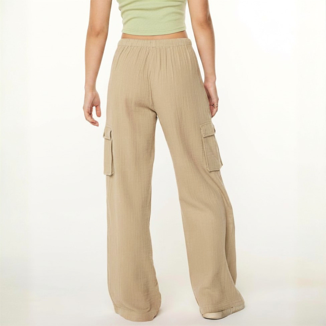 Pantalón Mujer Cargo Wafer Sohana