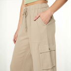 Pantalón Mujer Cargo Wafer Sohana