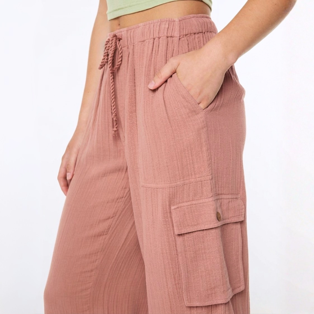 Pantalón Mujer Cargo Wafer Sohana