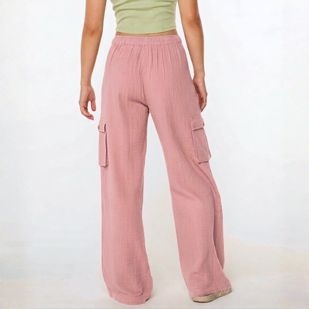 Pantalón Mujer Cargo Wafer Sohana