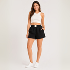 Short Corduroy Casual con Bolsillos