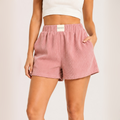 Short Corduroy Casual con Bolsillos