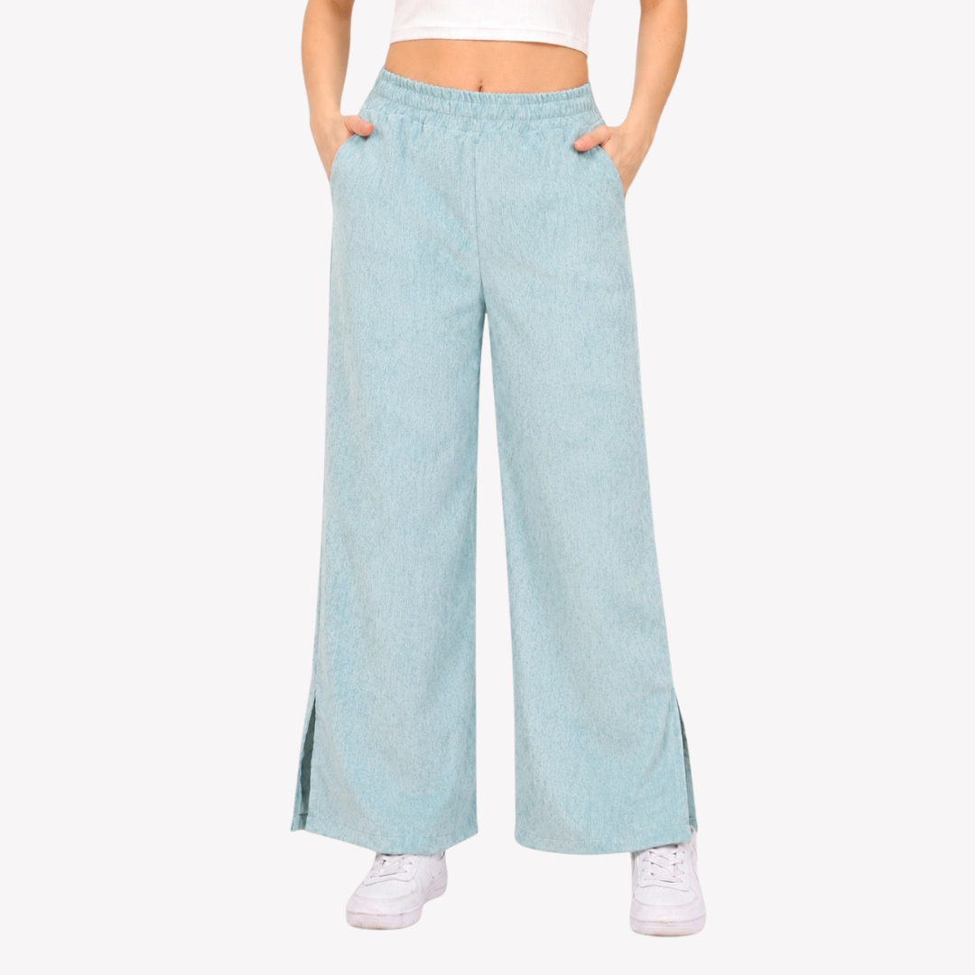 Pantalón Corduroy con Abertura