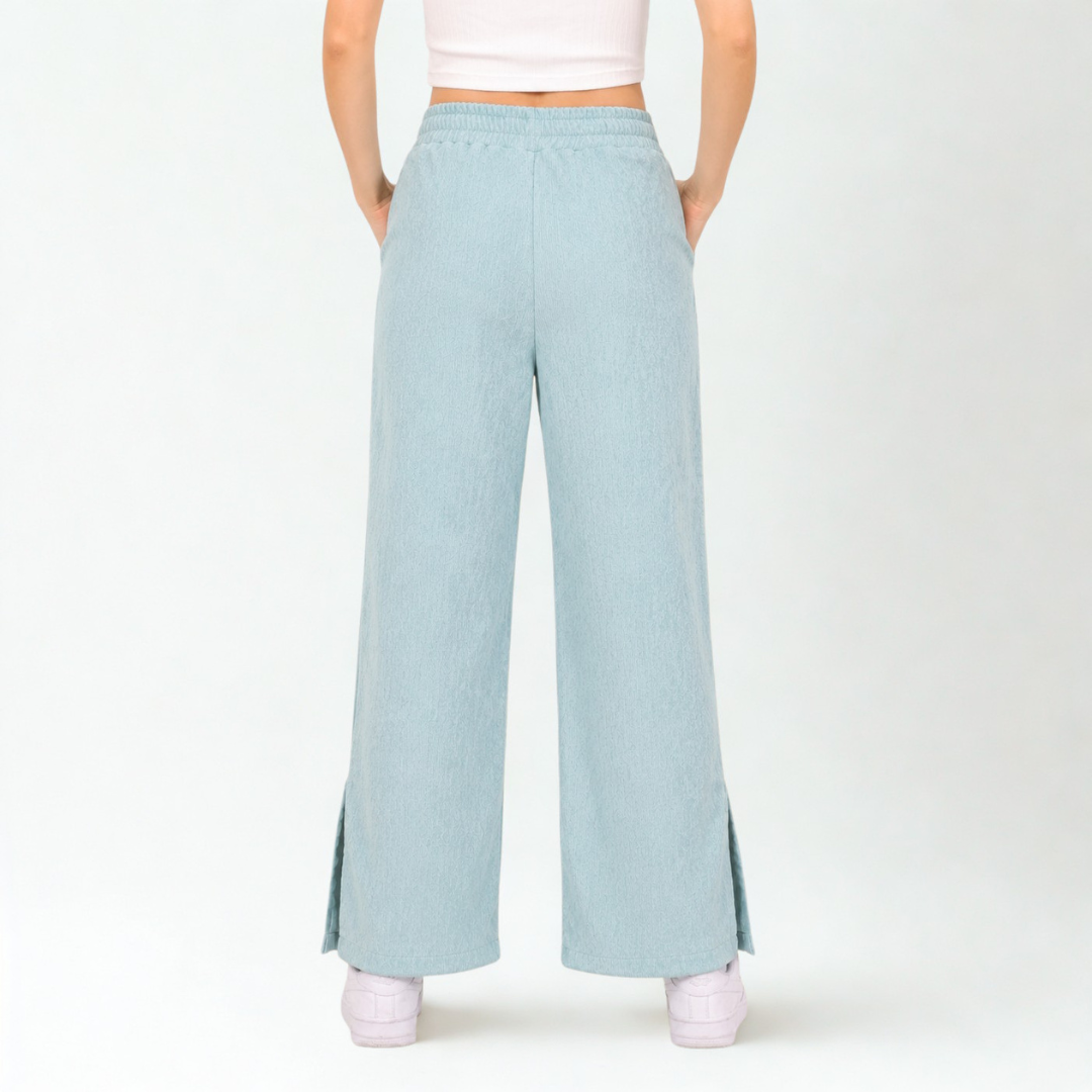 Pantalón Corduroy con Abertura