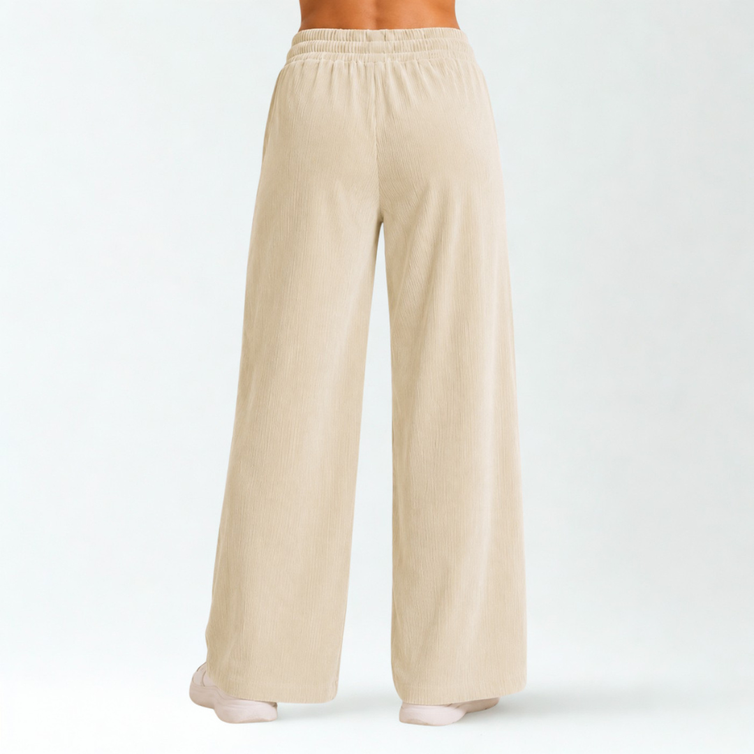 Pantalón Corduroy con Abertura