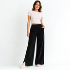 Pantalón Corduroy con Abertura