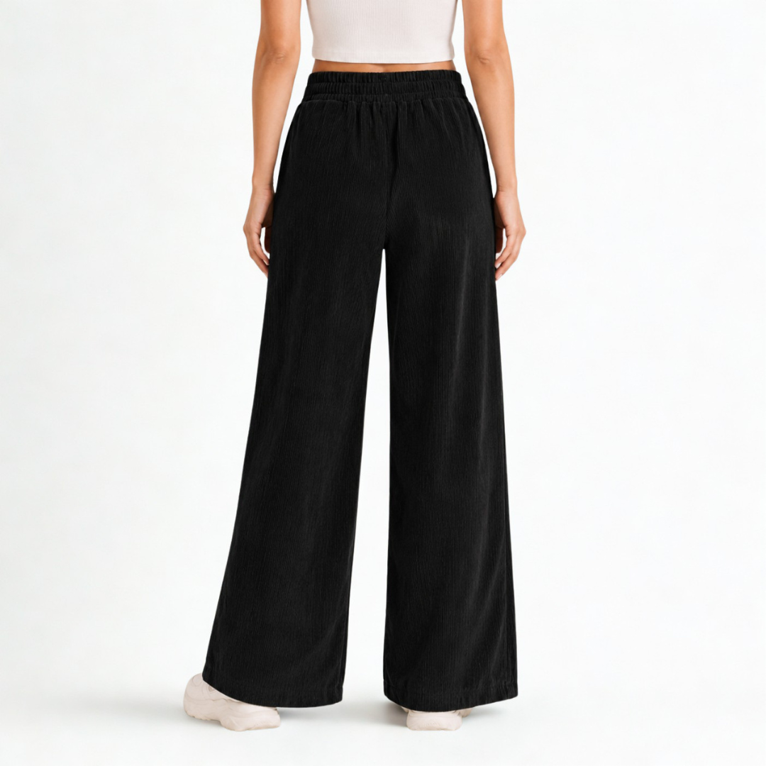 Pantalón Corduroy con Abertura