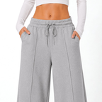 Pantalón Palazzo de Franela Ajustable Mujer