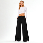 Pantalón Palazzo de Franela Ajustable Mujer