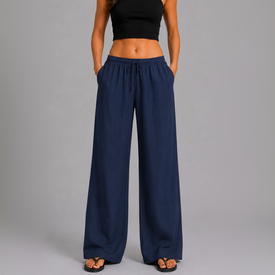 Pantalón Holgado Fresco Mujer Viena