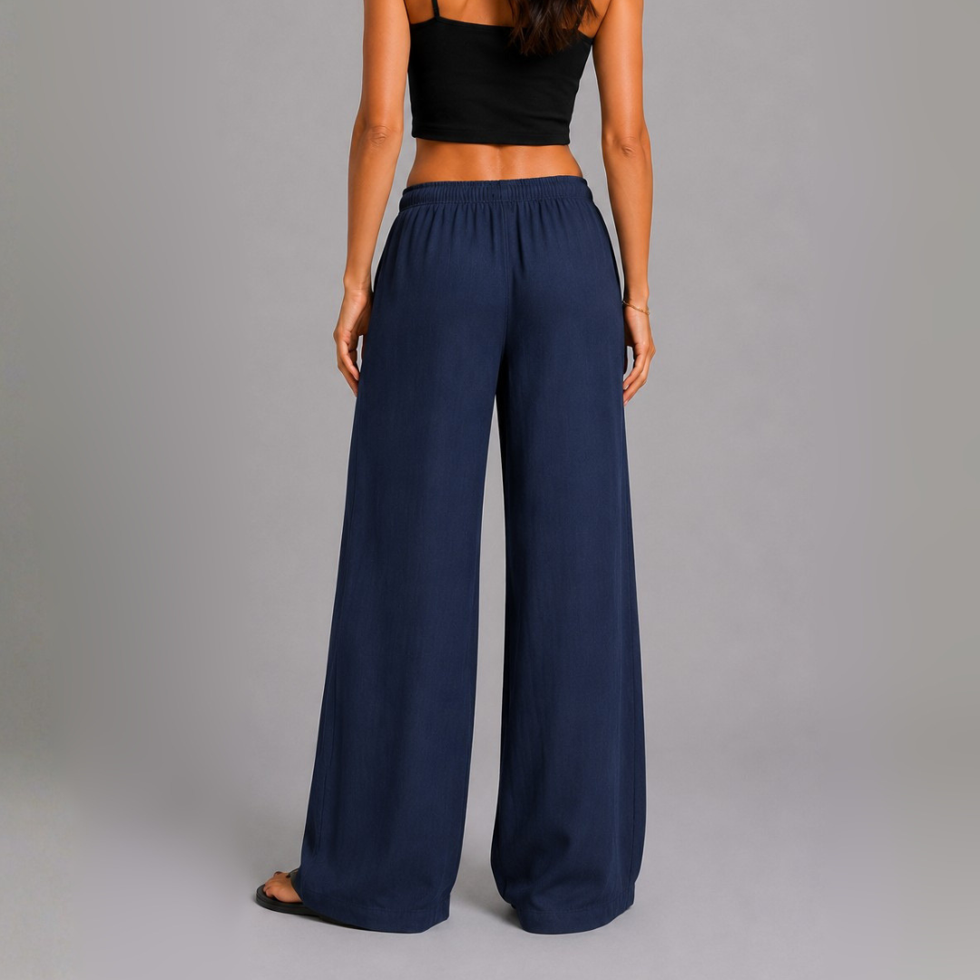 Pantalón Holgado Fresco Mujer Viena