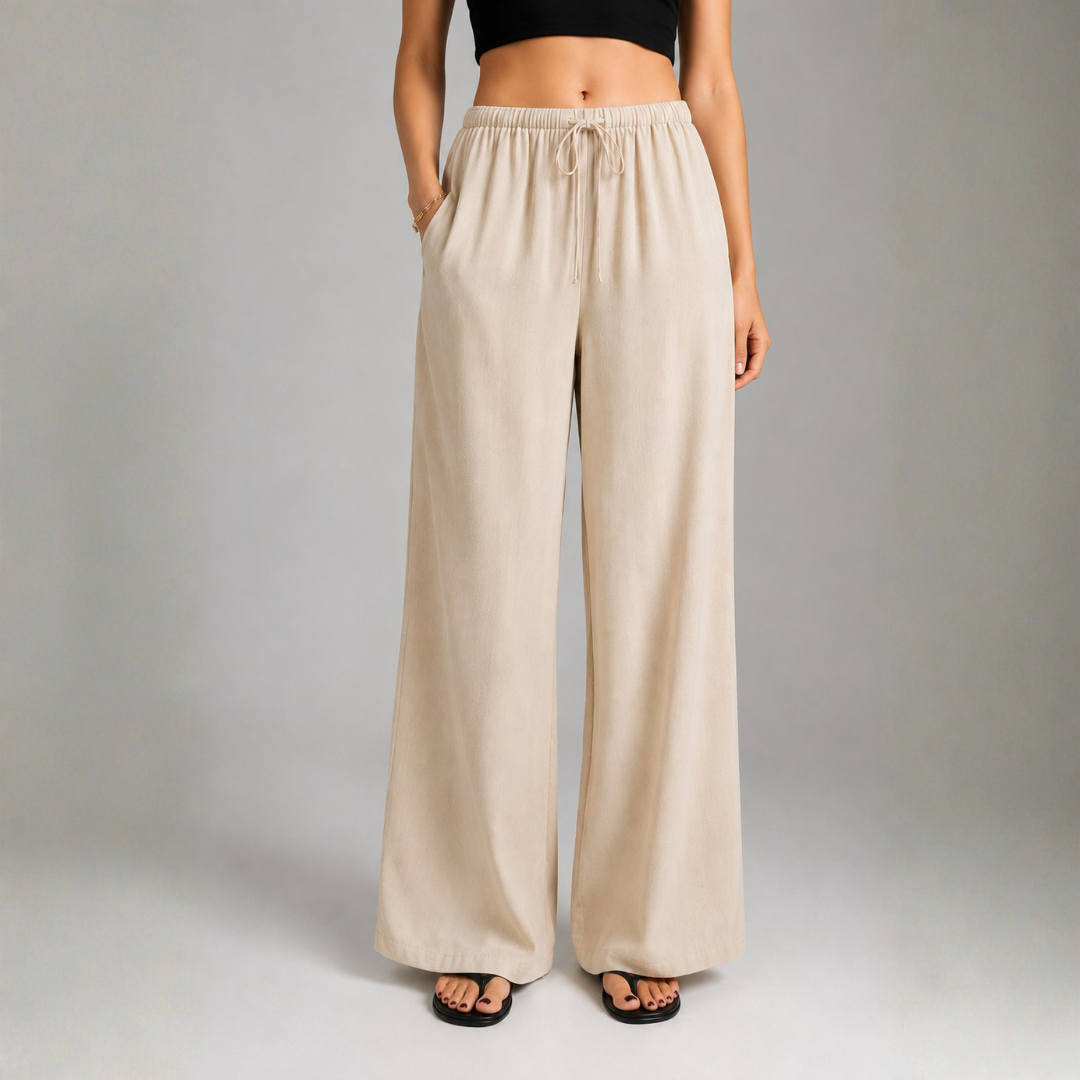 Pantalón Holgado Fresco Mujer Viena