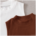 Polos básicos Top RIB Americano Pack x2
