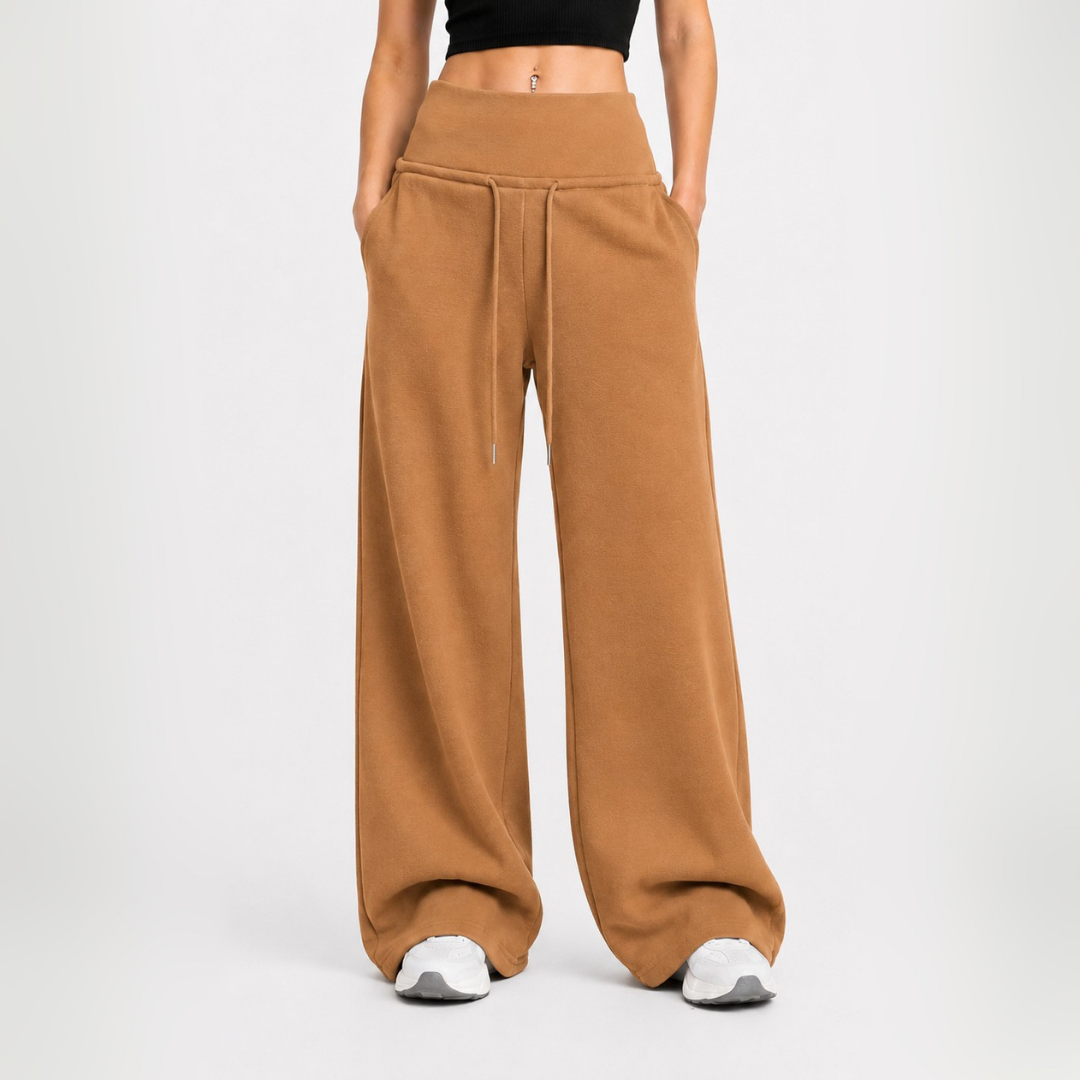 Buzo Pantalón de Franela Mujer Pretina Ancha