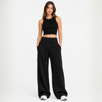 Buzo Pantalón de Franela Mujer Pretina Ancha