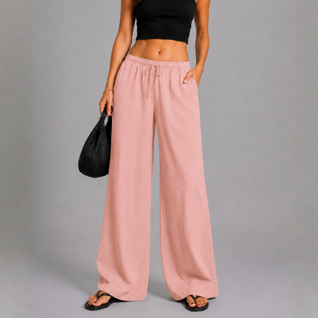 Pantalón Holgado Fresco Mujer Viena