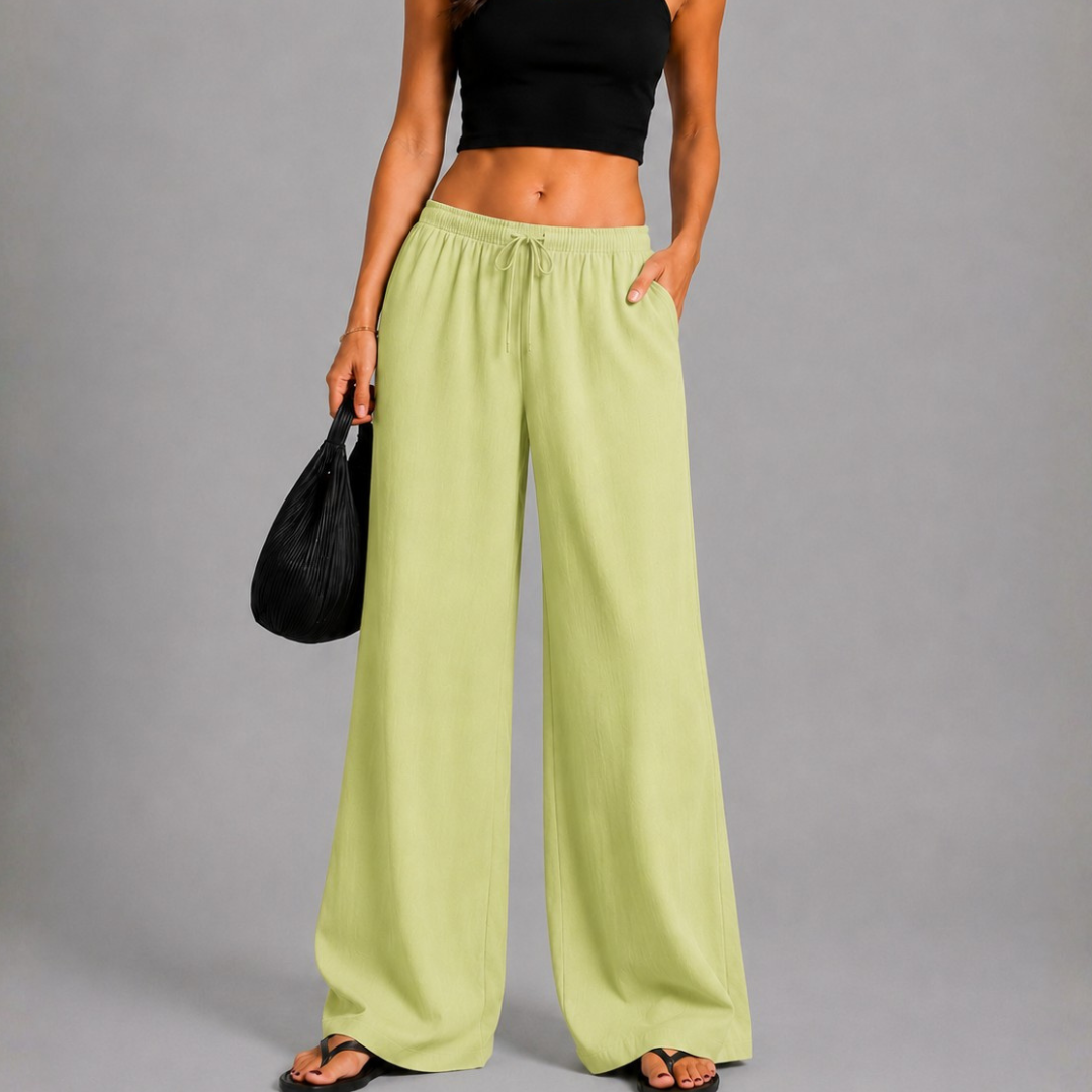 Pantalón Holgado Fresco Mujer Viena